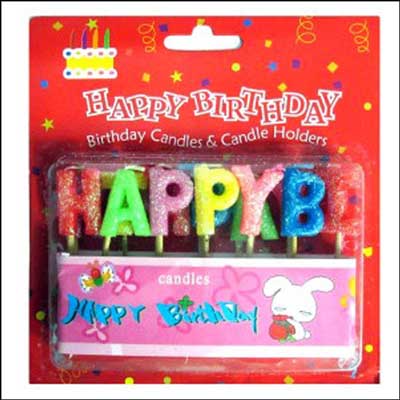 "Happy Birthday Toothpick Candle - Click here to View more details about this Product